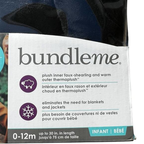 NWT Bundle Me infant 0 to 12 months, plush warm carrier liner - Picture 3 of 9